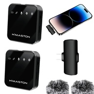 Microfone Lapela Sem Fio H'maston: Som Pro para Celular - imagem 1