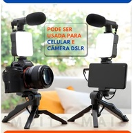 microfone-profissional-completo-luz-para-led-kit-e-celular-a-tripe-vlogging-a