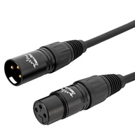 Cabo XLR Macho-Fêmea 5m: Som Profissional Balanceado para Microfones e Áudio - imagem 2