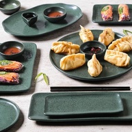 Conjunto com 6 Pratos de Sobremesa Bio Greenery - Porto Brasil | Seguro para Microondas e Lava-Louças - imagem 3