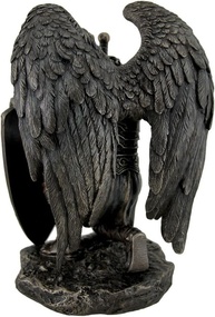 São Miguel Arcanjo Guerreiro Celestial - Imagem Sagrada com Salmo 91 - Decoração Espiritual para Casa - imagem 3