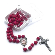 Terço Perfumado de Rosas com Fragrância São Miguel Arcanjo - Espiritualidade e Aroma Sagrado - imagem 1