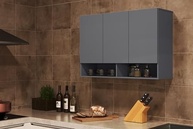 Armário Multiuso Aéreo Milão 3 Portas - Organize com Estilo e Praticidade - imagem 5
