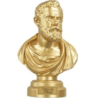 Estátua Busto de Tales de Mileto - Filósofo Grego em Ouro (Design Elegante) - imagem 2