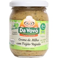 Da Vovó, Papinha Infantil, Vegana, Linha +8, Creme de milho com Feijão ralado, 200ml - imagem 2