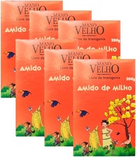 Kit 6X: Amido de Milho Não Transgênico Mano Velho 200g - imagem 1
