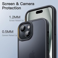 JETech Capa Fosca para iPhone 15 (6.1") - Proteção Militar Anti-Choque e Anti-Impressão Digital - imagem 5