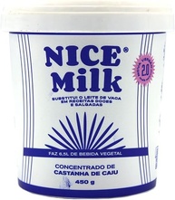 Leite Vegetal Concentrado de Castanha de Caju Nice Milk 450g - imagem 1