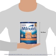 Milnutri Premium Banana e Maçã, Composto Lácteo Infantil, Ômega 3, Rico em Ferro, Vitamina C e Cálcio, 760g - imagem 2