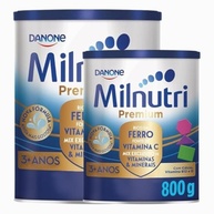 2 LATAS- Composto Lácteo em pó MILNUTRI Premium- 800gr - imagem 2