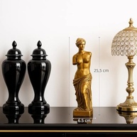 Estátua Decorativa Venus de Milo Dourada | Escultura Clássica Grega 25,5cm - imagem 3
