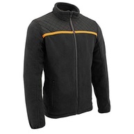 Milwaukee Leather MPM1783 Jaqueta masculina preta micro fleece com zíper frontal - imagem 2
