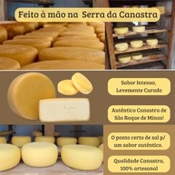 Queijo Canastra Meia Cura 1 kg – Autêntico Sabor de Minas - Com Embalagem para Presentear - imagem 4