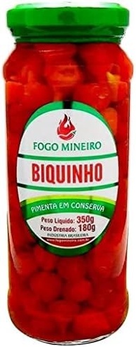 Pimenta Biquinho Vermelha em Conserva 350g - Fogo Mineiro - imagem 3