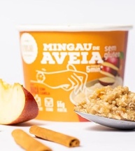 Mingau de Aveia Maçã com Canela Sem Glúten, Sem Leite e Vegano - 06 UNIDADES (pronto em 05 minutos) - imagem 2