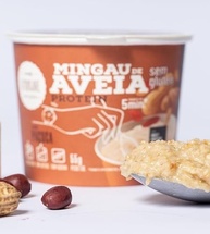 Mingau de Aveia Proteico (Wheyprotein) Paçoca Sem Açúcar, Sem Glúten e Sem Lactose - 06 UNIDADES (pronto em 05 minutos) - imagem 5