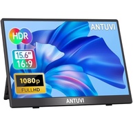 ANTUVI Monitor Portátil 15.6'', 1080P, MINI Segunda de Notebook Extensor De Tela, Ultra-Slim e portátil, com alto-falante de pé, Adequado para Viagens, Casa, Trabalho/Jogos - imagem 1