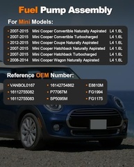 Módulo Bomba Combustível Elétrica para Mini Cooper 1.6L (2007-2015) - E8810M | VANBOL0167 - imagem 3