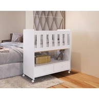 Mini Berço Branco 2 Gavetas: Conforto e Praticidade - imagem 1