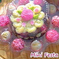 Mini Bolo + 10 Doces: Embalagem Flip Festa - imagem 1