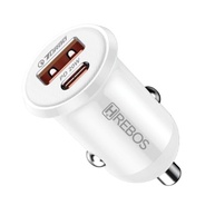 Kit Carregador Veicular Mini 20W Turbo Tipo C: Carregamento Rápido e Seguro para Android e iPhone 15 Pro Max - Branco - imagem 4