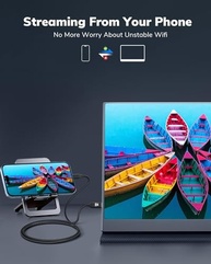 Cabo USB-C para Mini HDMI 4K 1.2m: Conecte seu Laptop, Steam Deck e iPad Pro a Monitores Portáteis com Alta Velocidade - imagem 4
