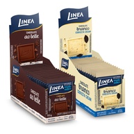 Mini Chocolates Linea: Kit Duplo Cookies’n Cream e Ao Leite - imagem 1