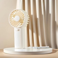 Ventilador Portátil USB Silencioso - Mini Fan Leve com Bateria para Mesa, Viagem e Escritório - imagem 3