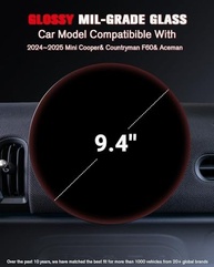 Protetor de Tela Premium 9H+ para Mini Cooper Countryman F60 & Aceman 2024-2025: Transparência e Toque Impecáveis - imagem 3