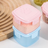 3 Caixas de Plástico 60ml - Mini Recipientes para Molhos e Temperos com Tampa Silicone - imagem 3