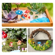 11 Mini Estátuas de Cogumelos em Resina - Decoração Encantadora para Jardins, Bonsai e Micropaisagens - imagem 3