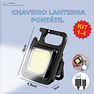 Mini Lanterna Chaveiro 1000 Lumens: Super Potente! - imagem 1