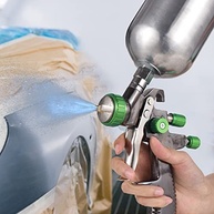Pistola de Pulverização Ar LVLP Mini 1.3mm - Alimentação por Gravidade 600ml - imagem 3