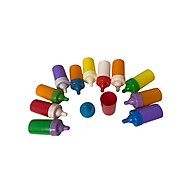 Mini Mamadeiras Coloridas: 12 Unidades para Festas! - imagem 1