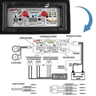 Caixa Amplificada Corzus CXS 303 Mini Slim 350W RMS: Grave Profundo e Som Estéreo Potente - imagem 5