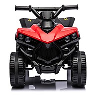 Mini Quadriciclo Elétrico 6V Branco – Diversão com Música e Luz - imagem 1