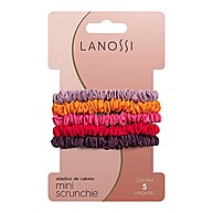 Mini Scrunchie: 5 Cores Vibrantes Lanossi - imagem 1