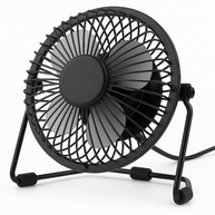 Mini Ventilador USB de Mesa Premium Silencioso com 4 Pás de Alumínio – Ideal para Escritório e Home Office - imagem 1