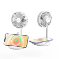 Mini Ventilador com Carregador Wireless: 3 em 1! - imagem 1