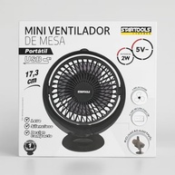 Mini Ventilador de Mesa USB Portátil com Fluxo de Ar Silencioso e Design Compacto - imagem 4
