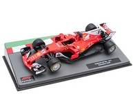 Miniatura Ferrari SF70H Sebastian Vettel 2017 - Escala 1/43 - OPO 10 - imagem 2