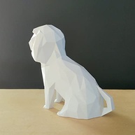 Shih-tzu decorativo Miniatura - 10 Cm Altura -Toque 3D Cor: Branco - imagem 4