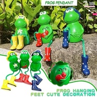 Sapo Engraçado em Miniatura - Estátua de Decoração para Vasos e Jardim - imagem 4