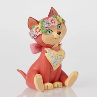 Miniestatueta Dinah da Disney Traditions - Coleção Jim Shore - Pedra Fundida Pintada à Mão - imagem 4
