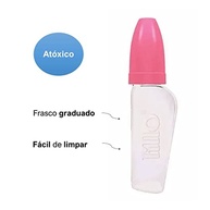 Lillo Mamadeira Miniform 50ml Rosa - Bico Anatómico Silicone Seguro - imagem 4