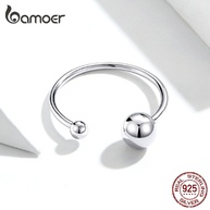 Anel Bamoer Prata 925: Elegância Minimalista - imagem 2