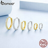 Brincos Bamoer Prata 925: Elegância Minimalista - imagem 2