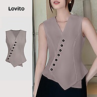Top Lovito Assimétrico: Elegância Minimalista - imagem 2