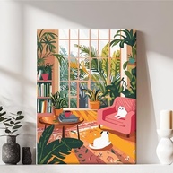Arte de Parede Moderna em Tela Elegante - Decore com Estilo Minimalista - imagem 2