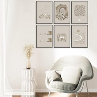 9 Peças Arte de Parede Cristã Jesus - Telas Minimalistas com Versículos Bíblicos para Decoração Religiosa - imagem 4